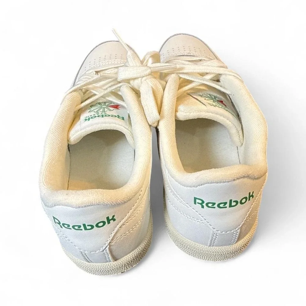 Reebok Club C 85 Vintage Chalk Glen Green Sneakers Kids Girls‎ 3 Women's 5–5.5